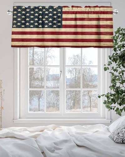 Window Valance Independence Day 54″W x 18″L (Pack of 1) National Flagbkr2026
