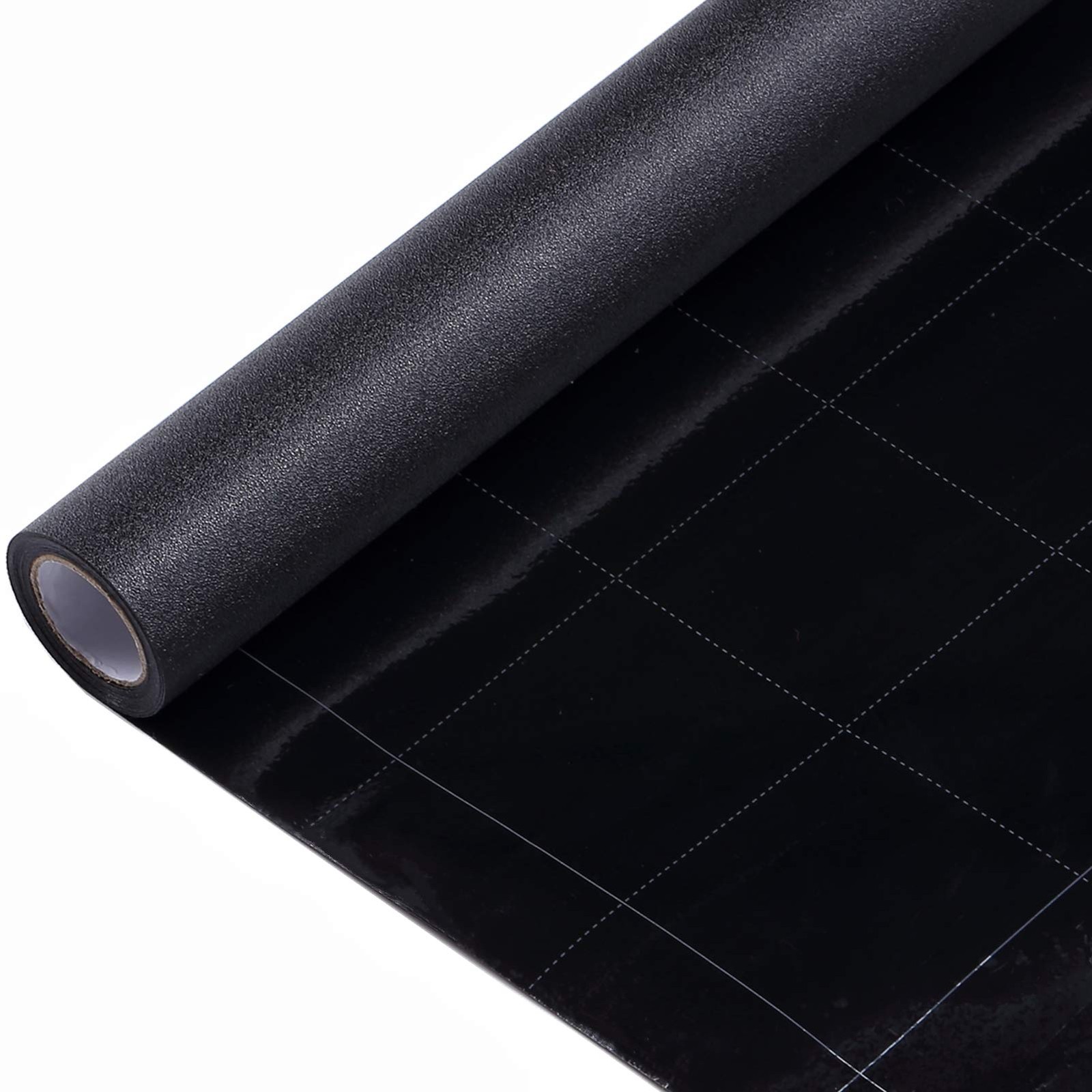 VELIMAX Static Cling Total Blackout Window Film 17.7 x 78.7 inches, Black