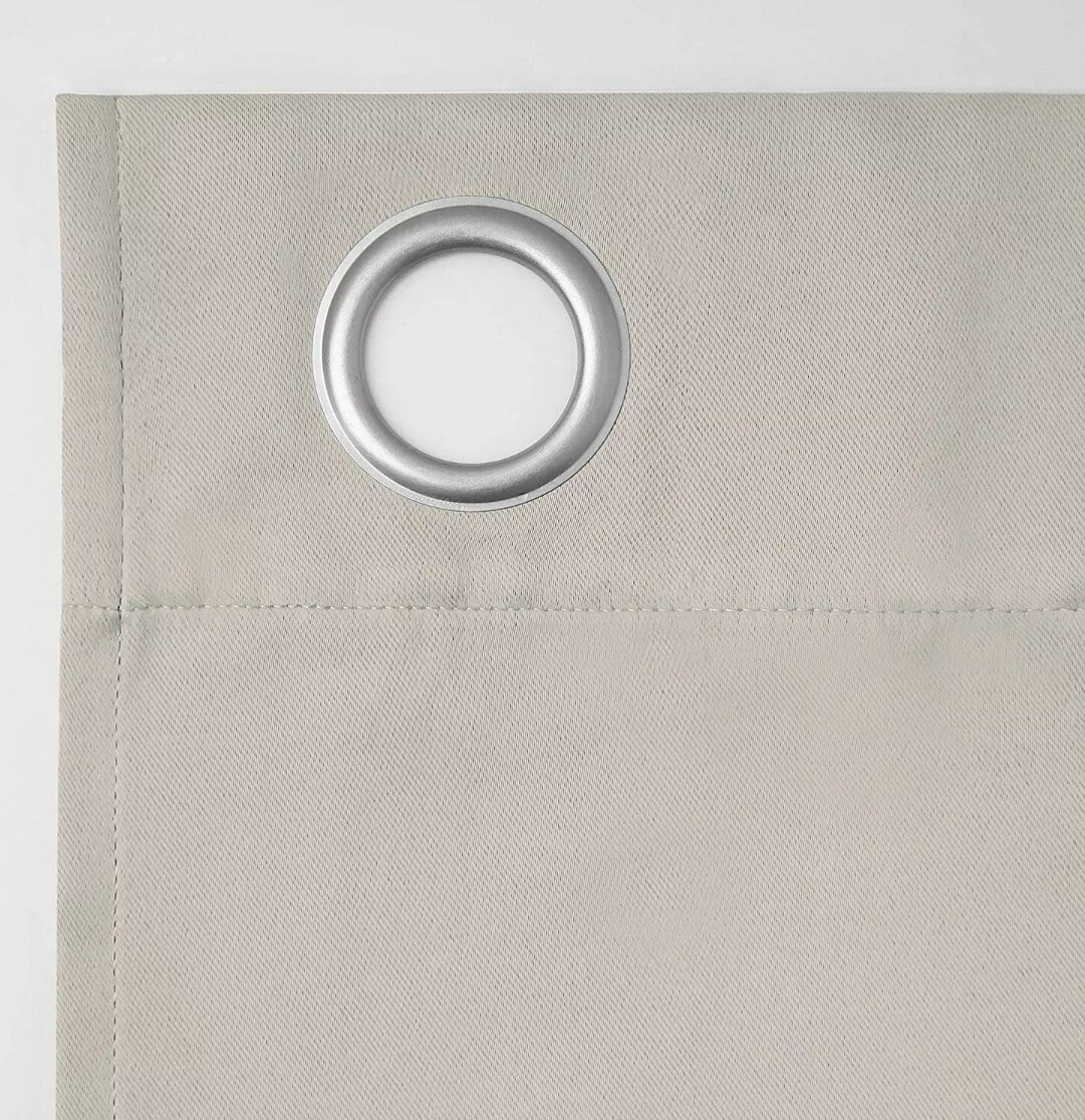 Sun Zero Easton Blackout Energy Efficient Grommet Curtain Panel, 40×95, Stone