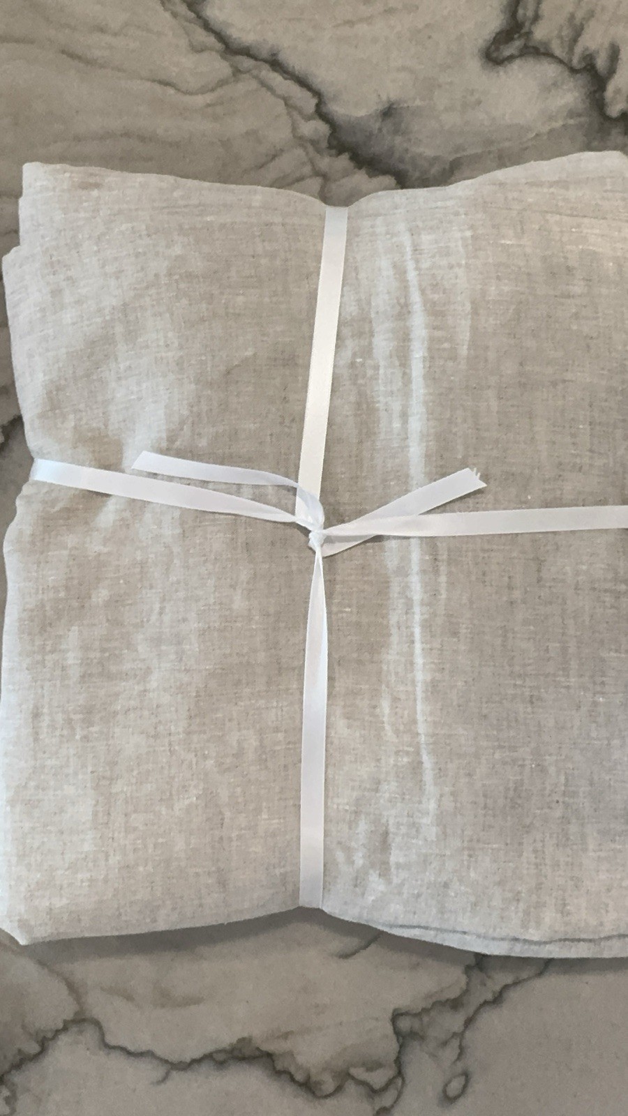 Pottery Barn Belgian Linen Drape Cotton Lined 50 X 120 Flax