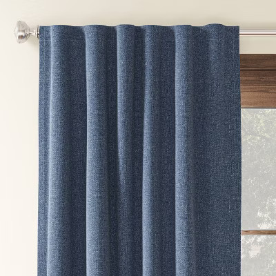 Threshold Blackout Aruba Window Curtain Panel Traditional OEKO-TEX