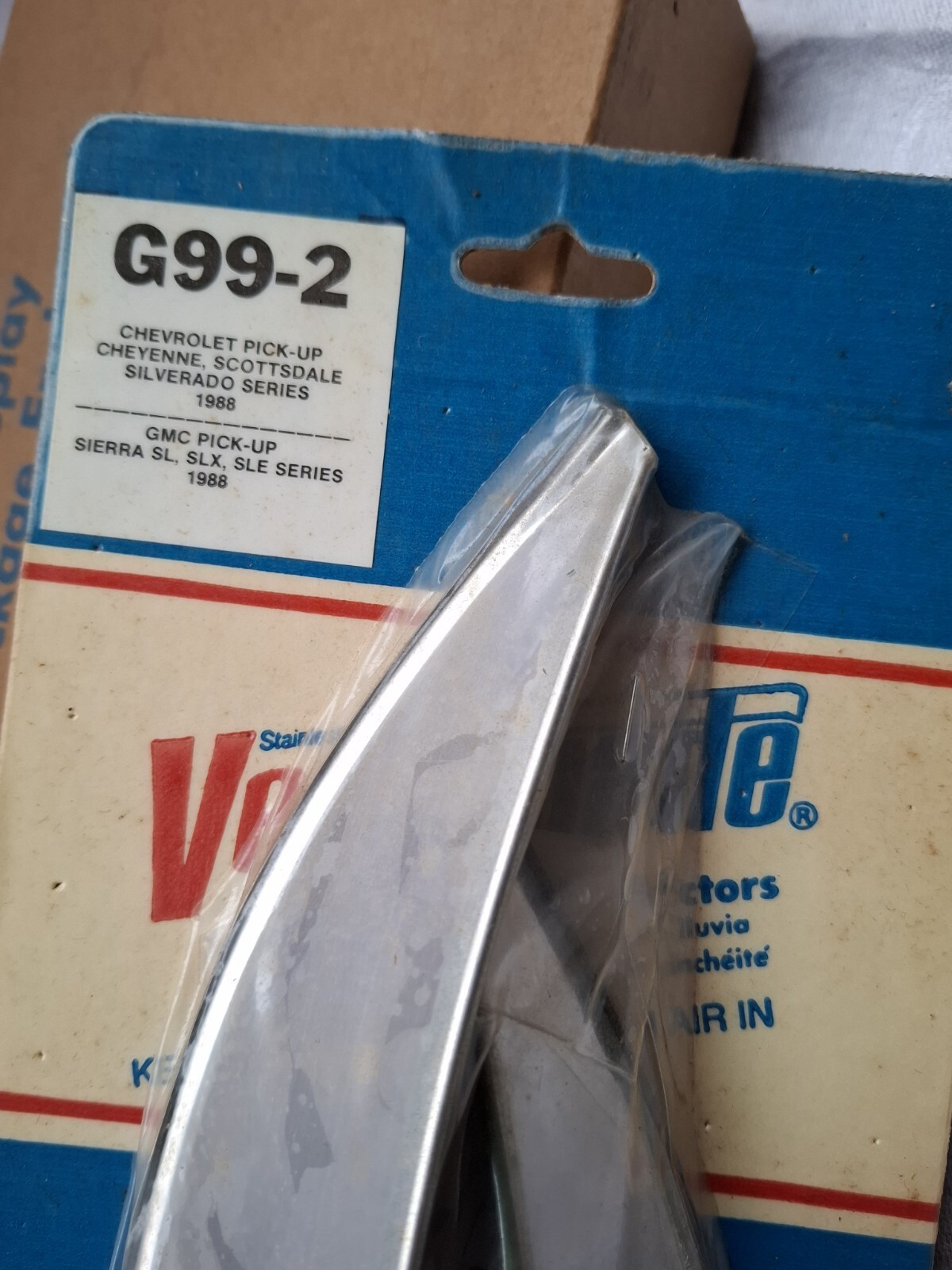 Vintage NOS G99-2 Ventshade Rain Deflectors Chevrolet GMC Pick up Truck 1988