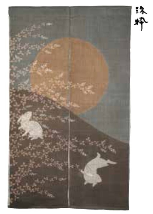 Japanese Door Curtain Made in Japan Noren Luxury product made of 100% linen
