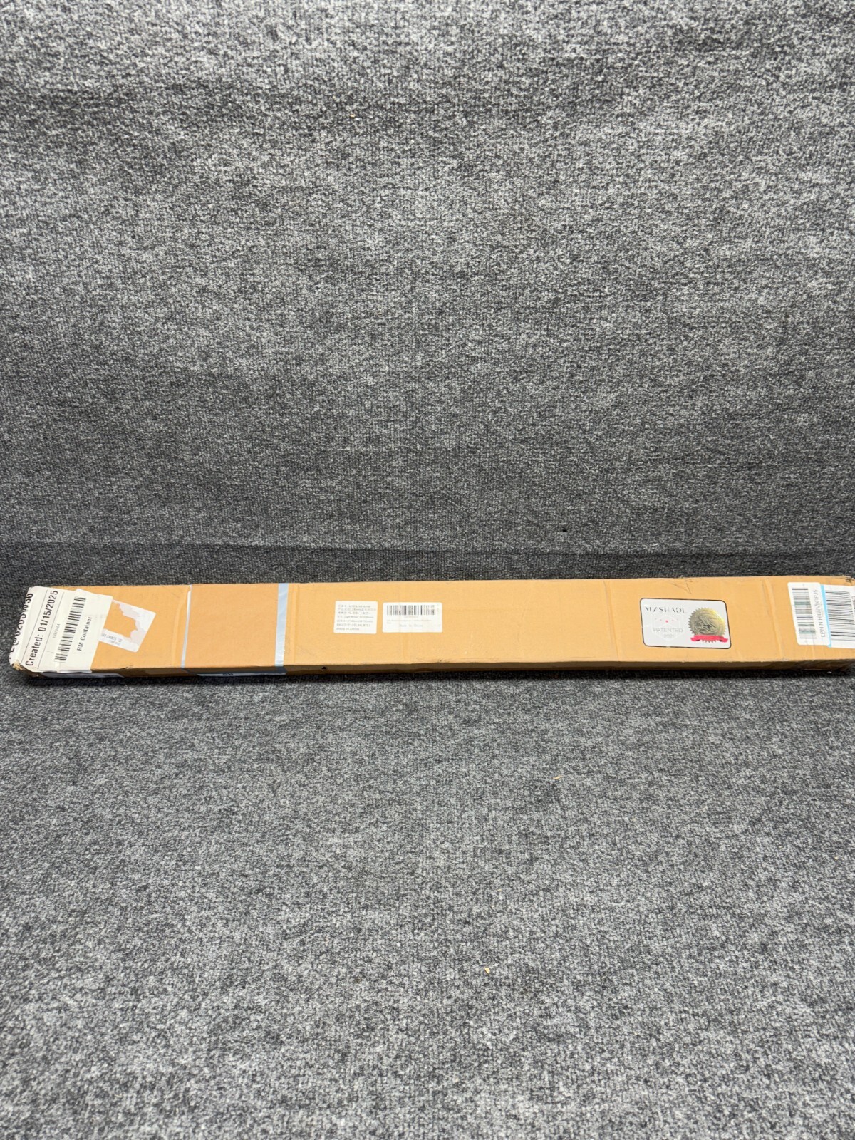 MYshade Cordless Blackout Window Blinds Shades Pull Down 36″W X 72″H Light Brown