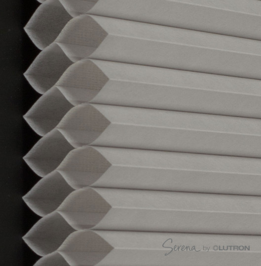 Lutron Serena Shades Motorized Double Cell Honeycomb Wired 39″ x 76″ Rio Cloud