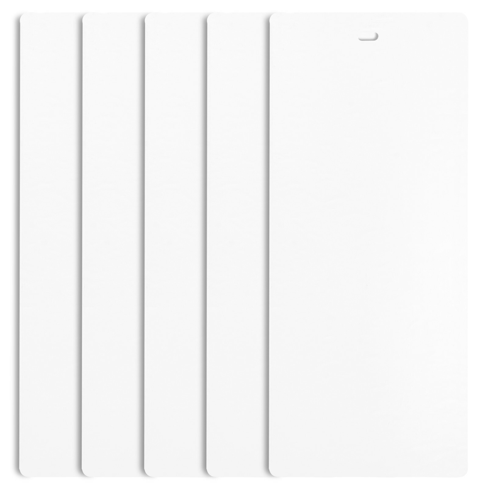 Vertical Blind Slats Vanes Replacement Blinds Home Windows 64.5″ x 3.5″ White