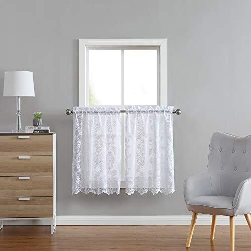 Pair of 30 Inches Wide x 36 Inches Long 2 Tier Panels: 30″ x 36″ Each White