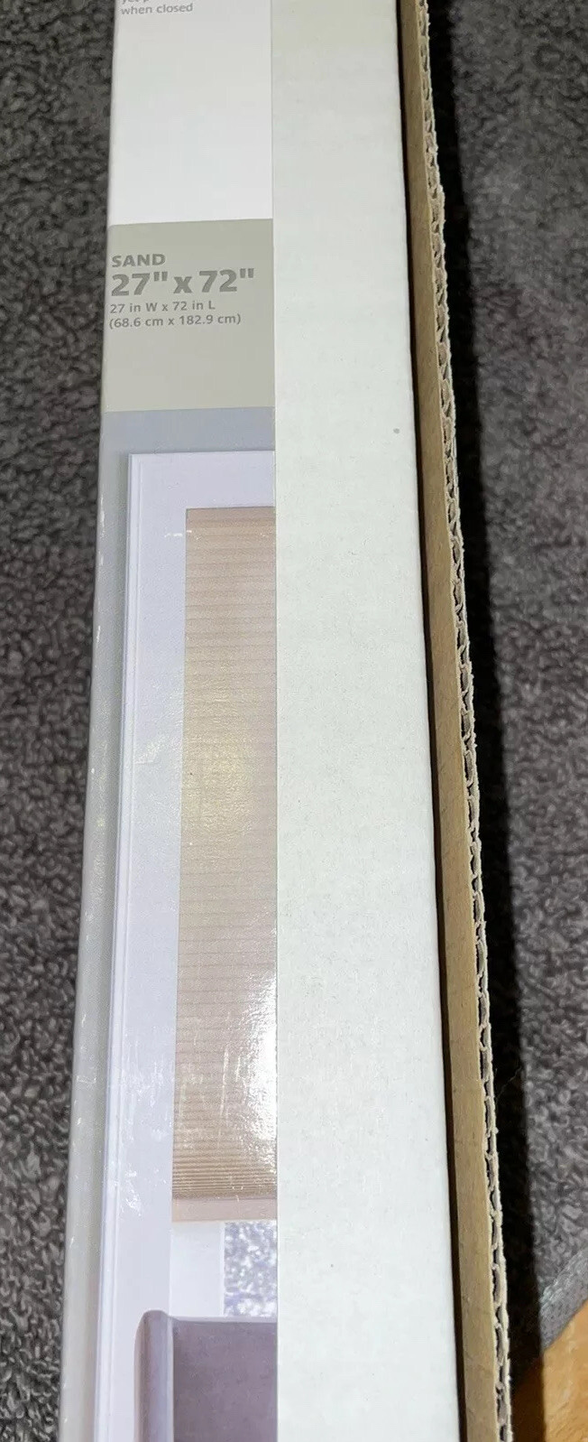Real Simple Cordless Cellular 27 x 72-Inch Length Shade in Sand