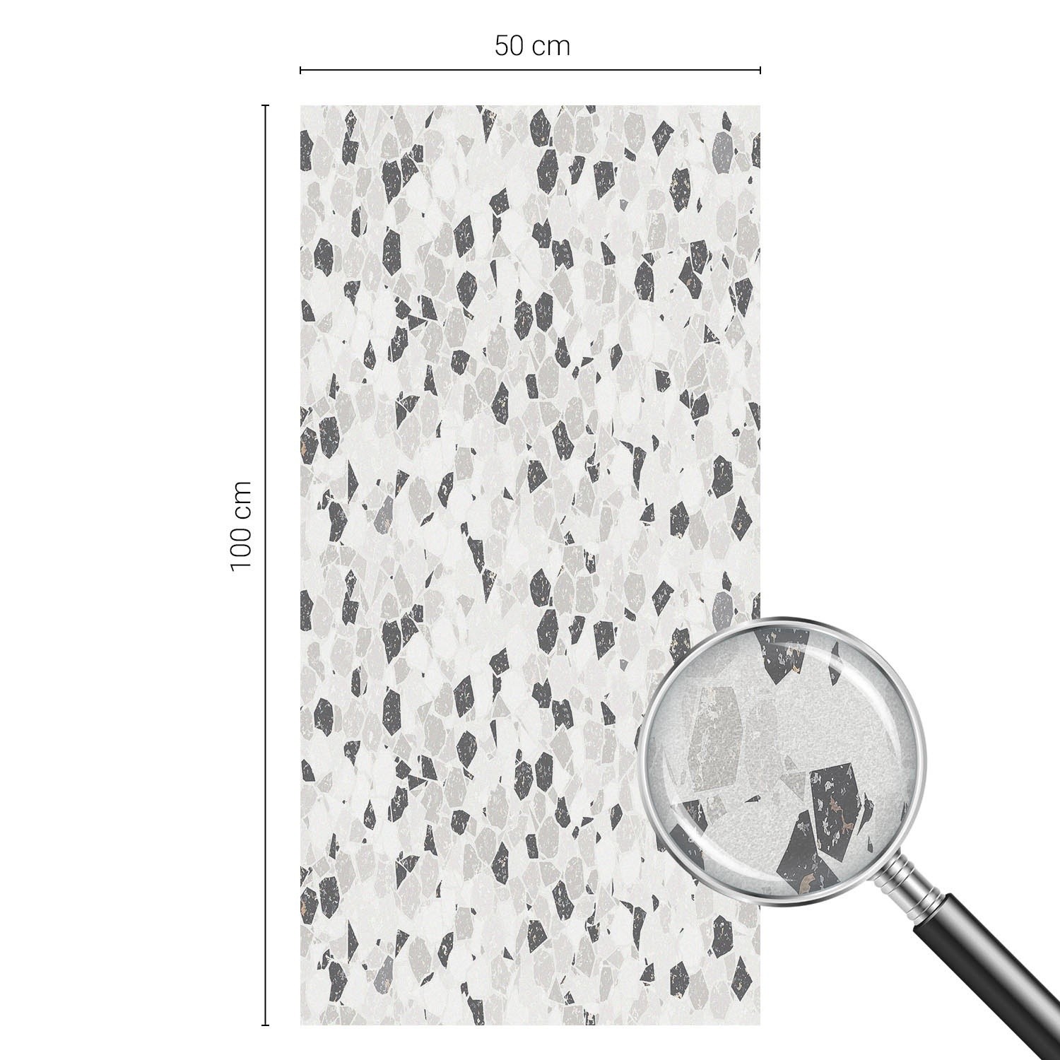 Frosted Glass Window Easy to Clean Surface Subtle Elegance Abstraction