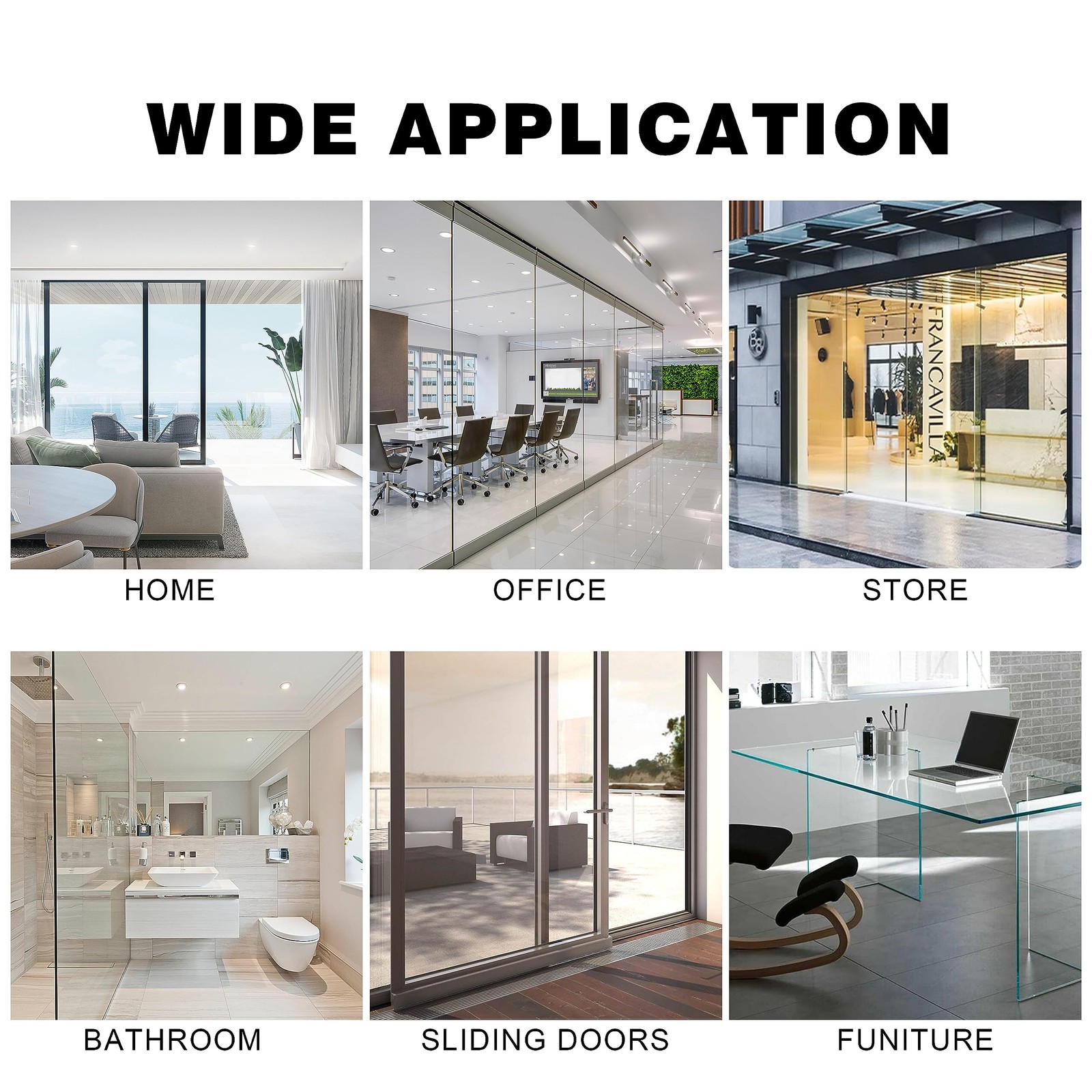 4Mil Security Window Film, Shatterproof 17.5in x 6.5ft, 4mil
