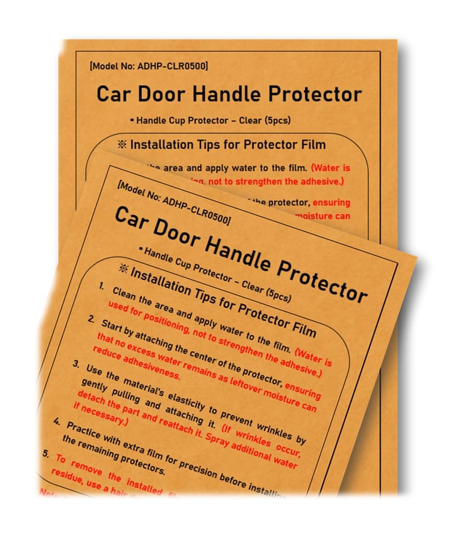 3M-5pcs Car Door Handle Cup Protector/Sticker/Guard, 3M-PPF(Paint Protection …