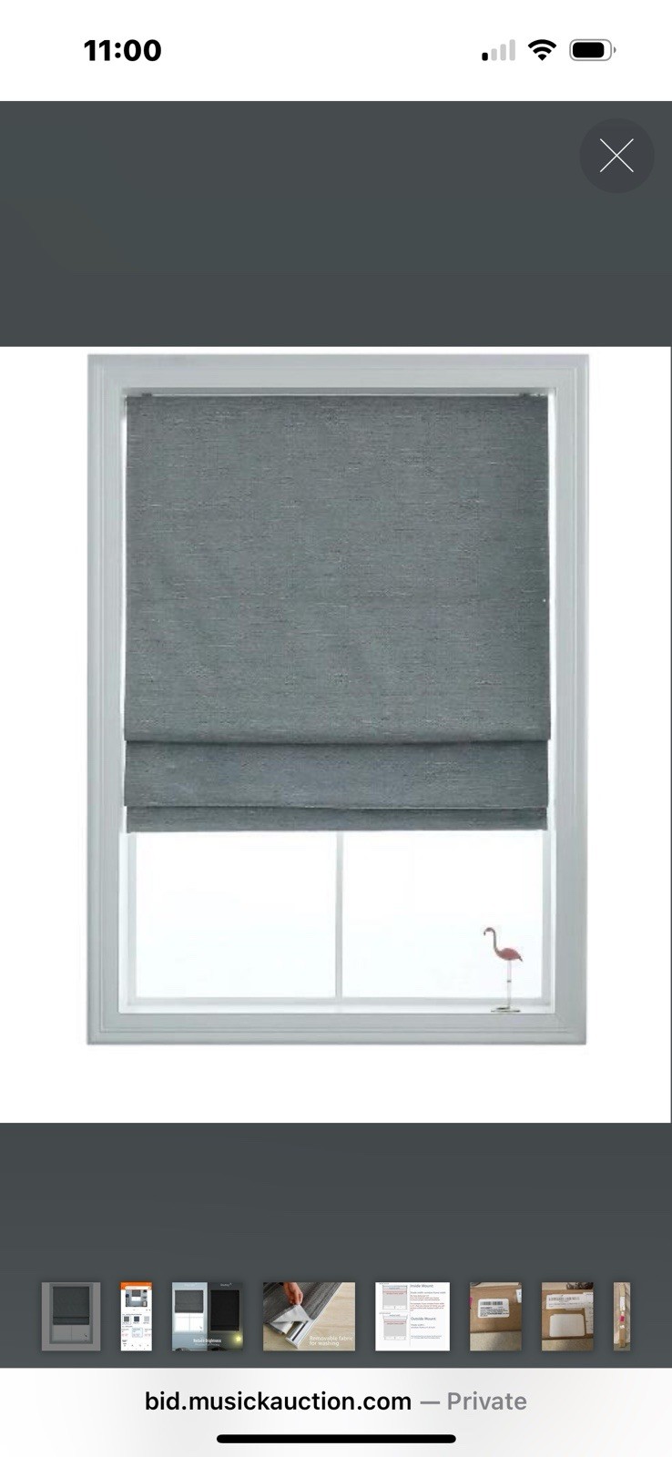 EVERYDAY CELEBRATION Cordless Roman Window Shades – Ash Grey