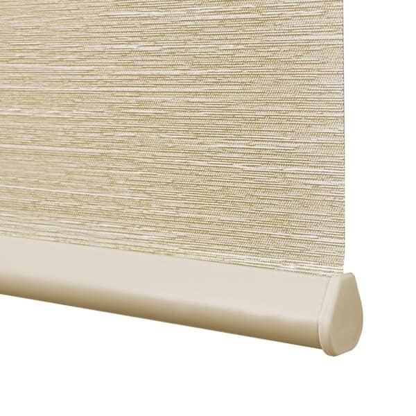 HDC Linen Cordless Light Filtering Fabric Roller Shade 46.25 x 72 Hubspace Motor