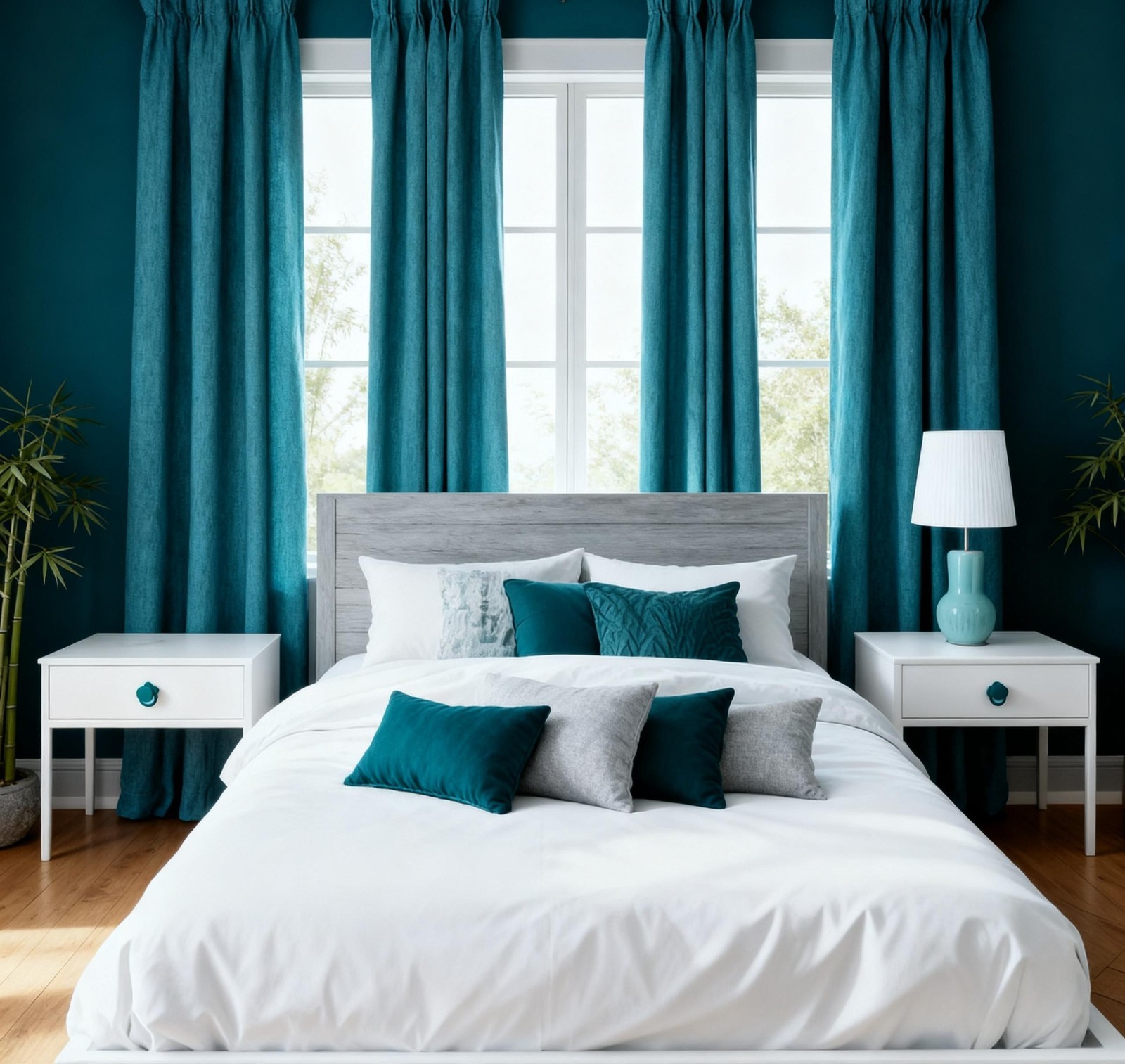 Blackout Curtains 2 to 4 Panels Turquoise 38×84 Your Zone Heavy Lined Rod Pocket