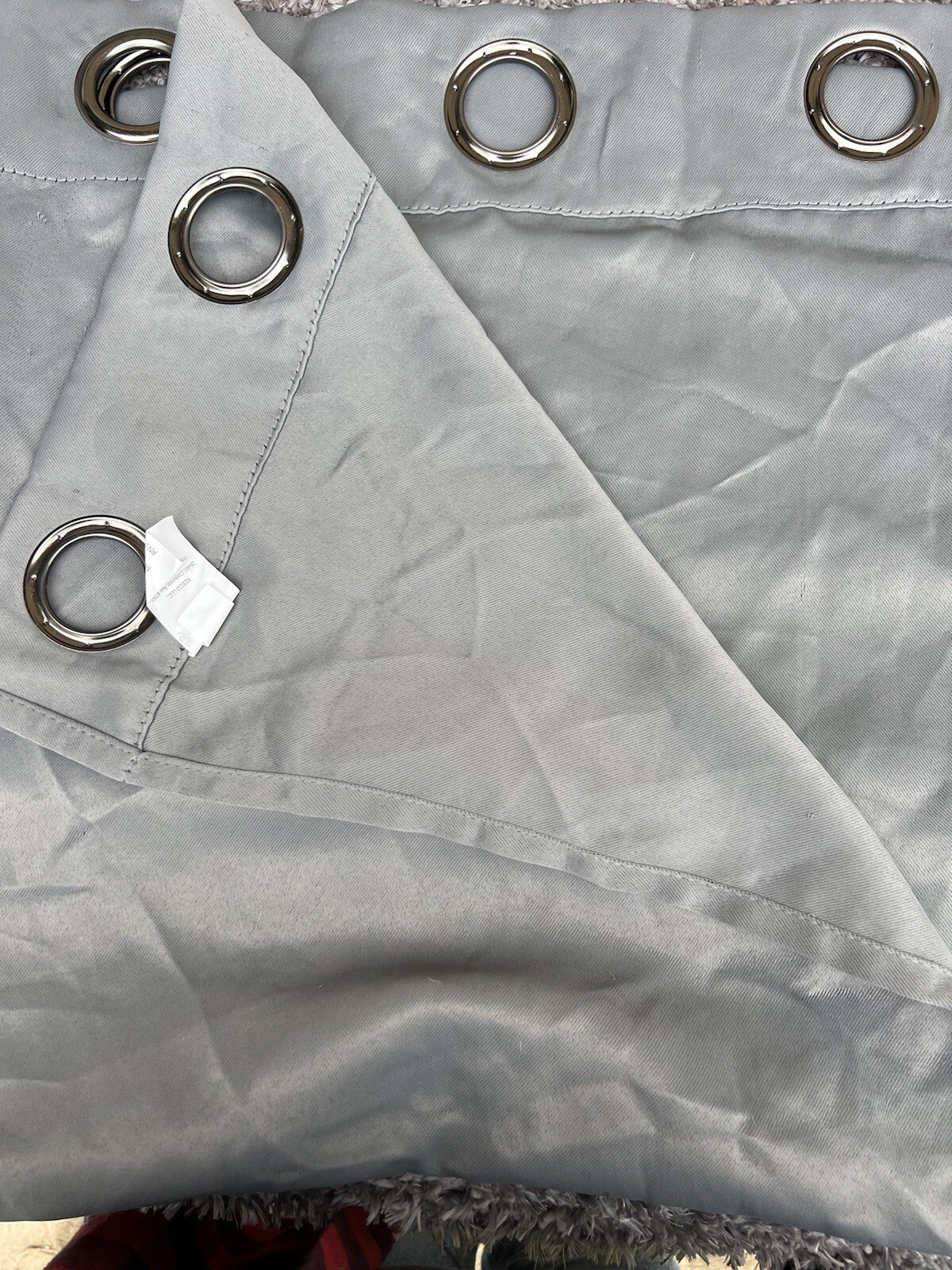 Opal House 1 Sheer Courtain New Gray For Windows Metal Ring