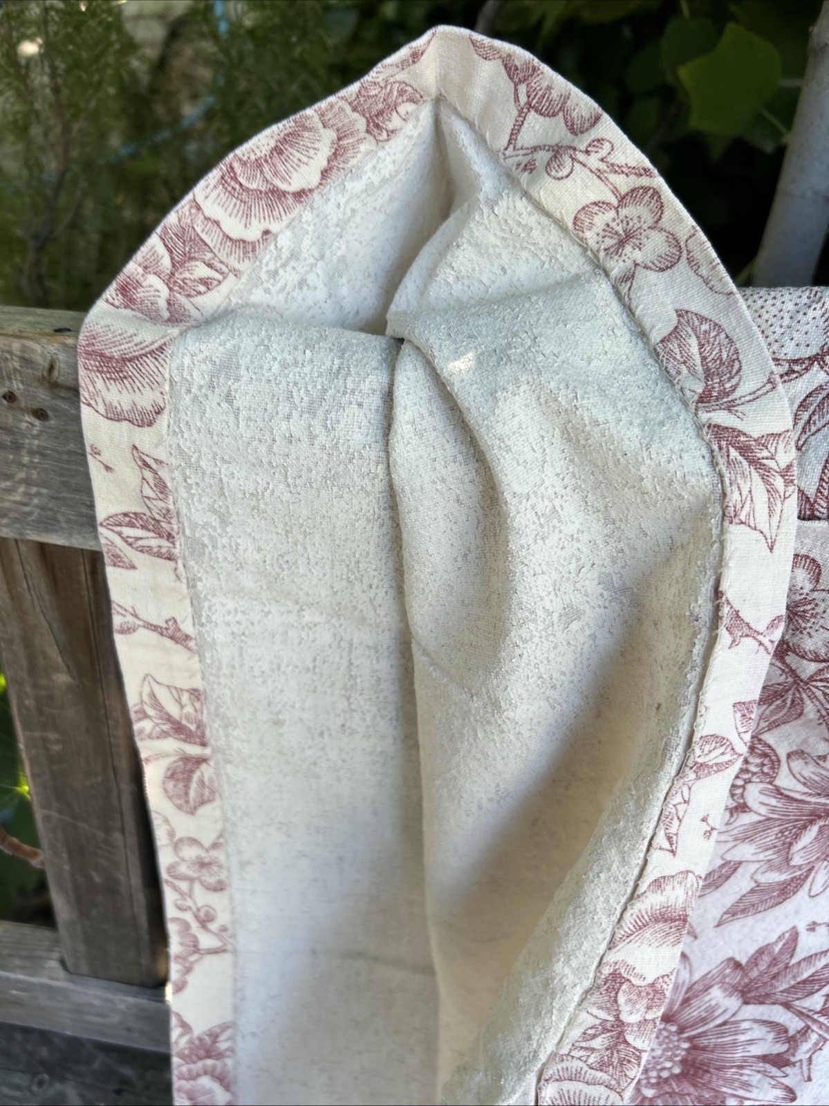 Vintage Red & Cream French Country Pomegranate Toile Drapes Curtains! 44”x 74”