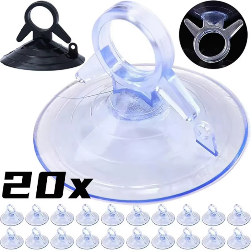 Car Sun Visor Fixing Suction Cup 45Mm Black/Transparent Rubber Suction Cup Sucti