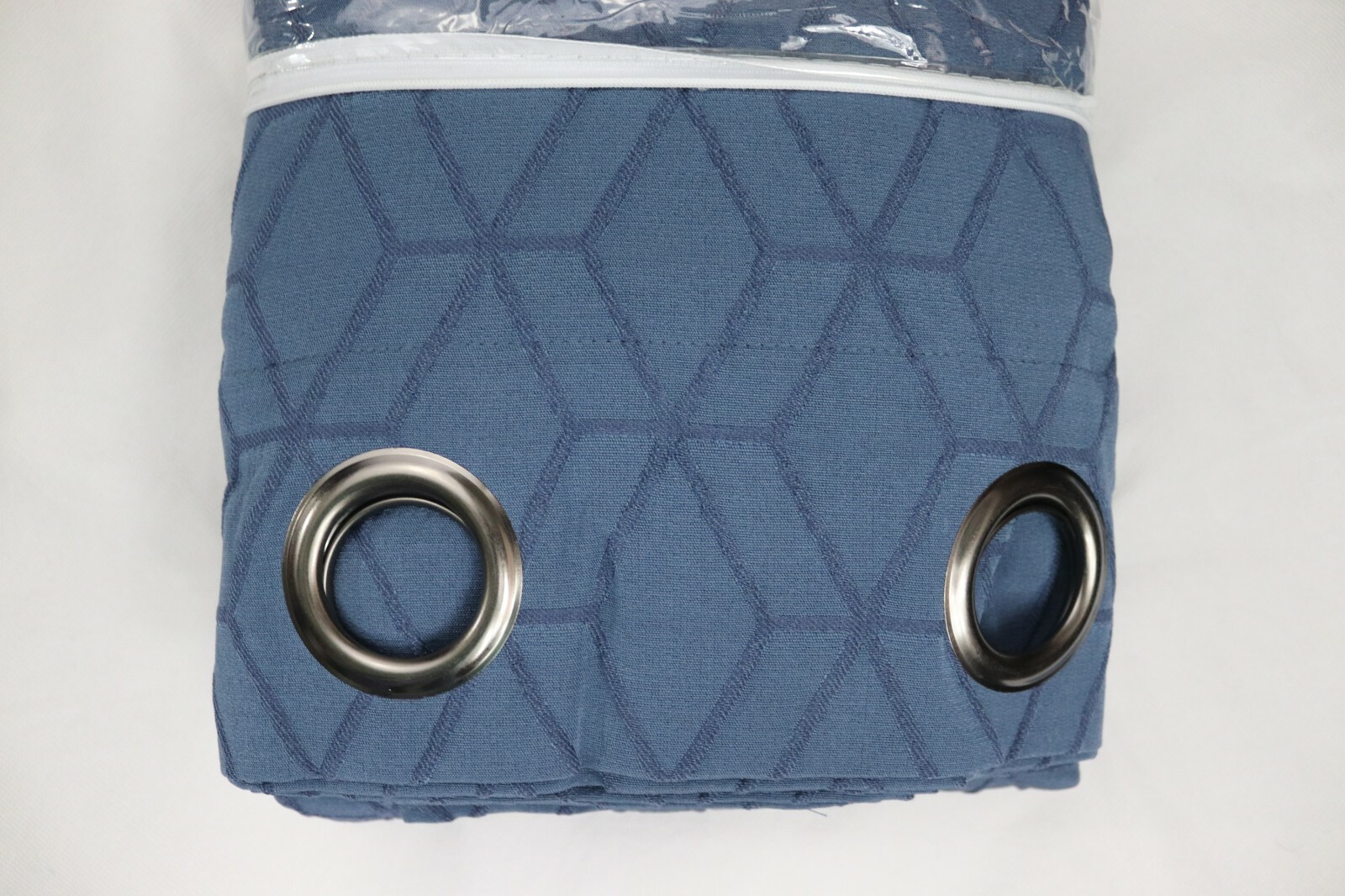 JCP 50 X 108 Beckett Blackout Grommet Curtain Panel Drape Worn Indigo Blue