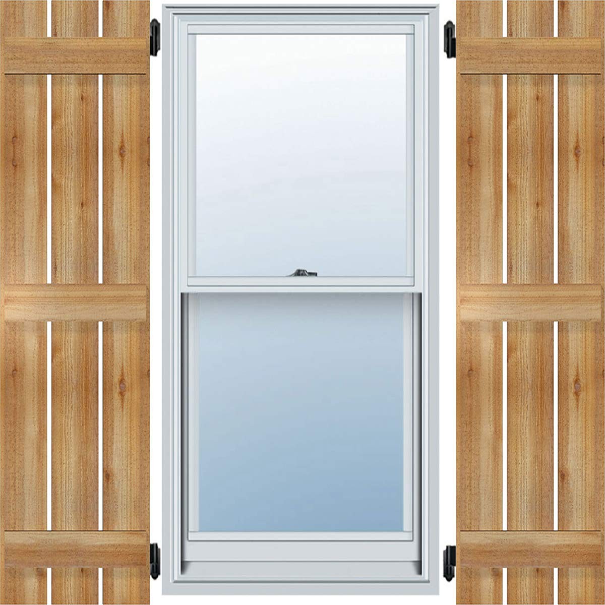 RBS06S11X070RWR TimberCraft Two 5 3/8″ Boards Spaced Board-n-Batten, Rustic W…