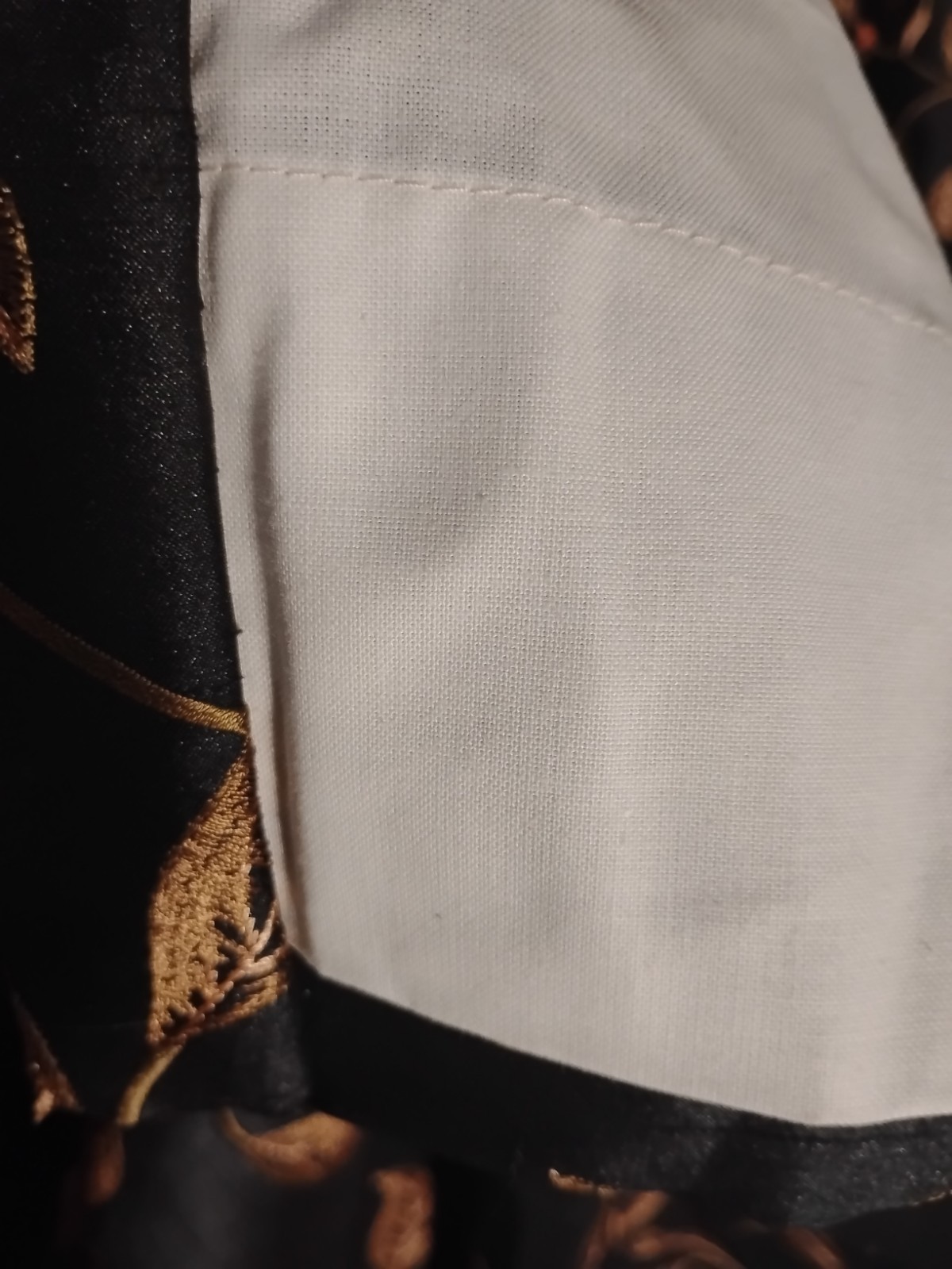 CUSTOM HEAVY Brocade LUXURY Lined Drape Panels Blue/ Gold Jacquard 32/87