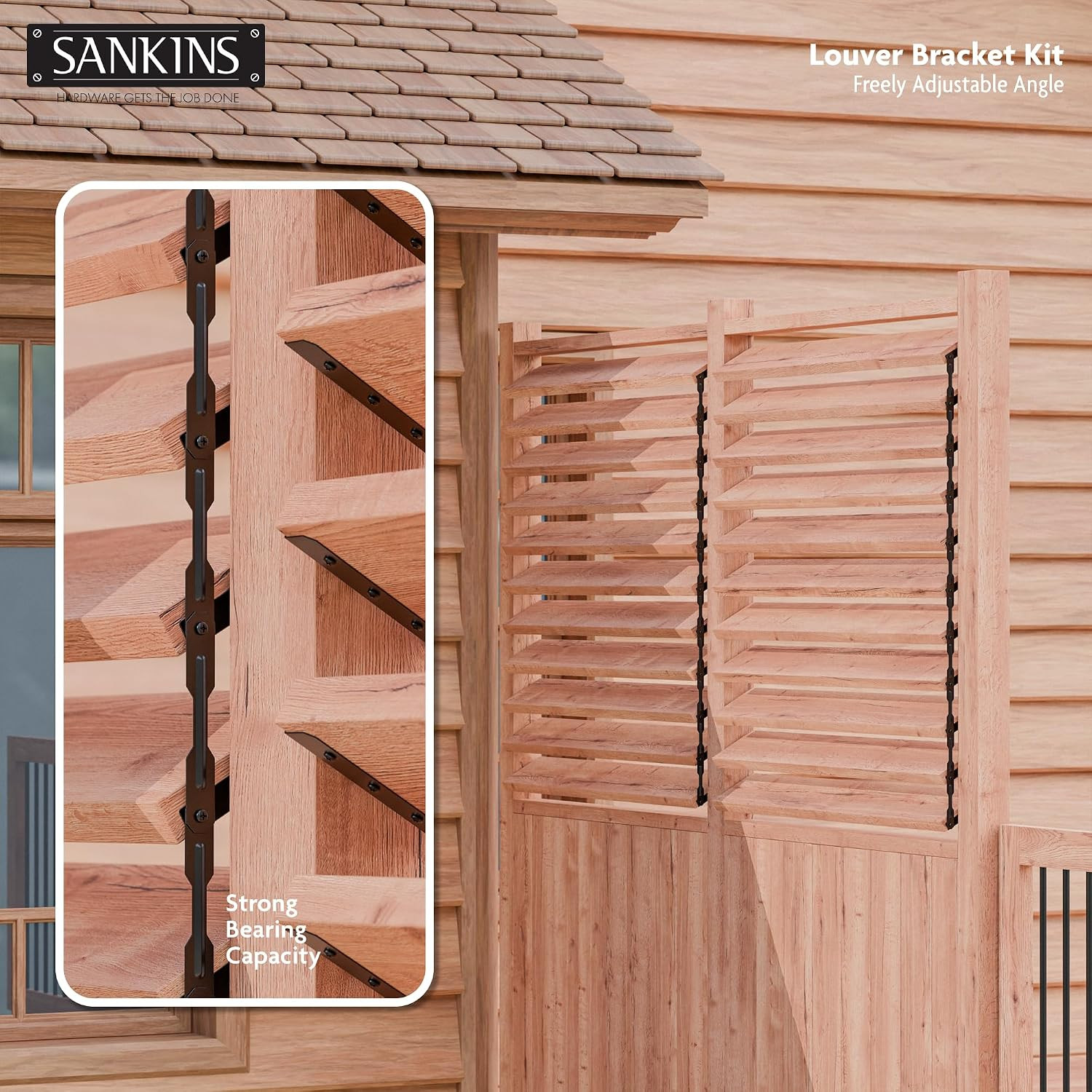 Deck Sunblind System Window Louver Kit, Louver Bracket Kit Sunblind System Pergo