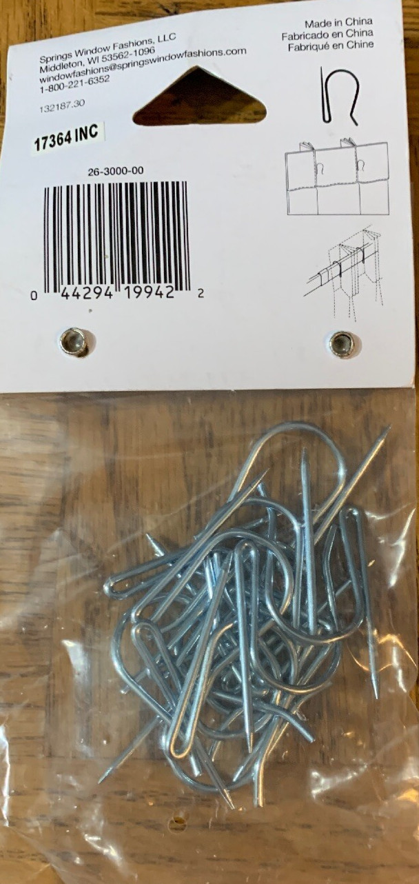 Bali Heavy Duty Rounded Pin On Hooks-BRAND NEW-SHIPS SAME BUSINESS DAY