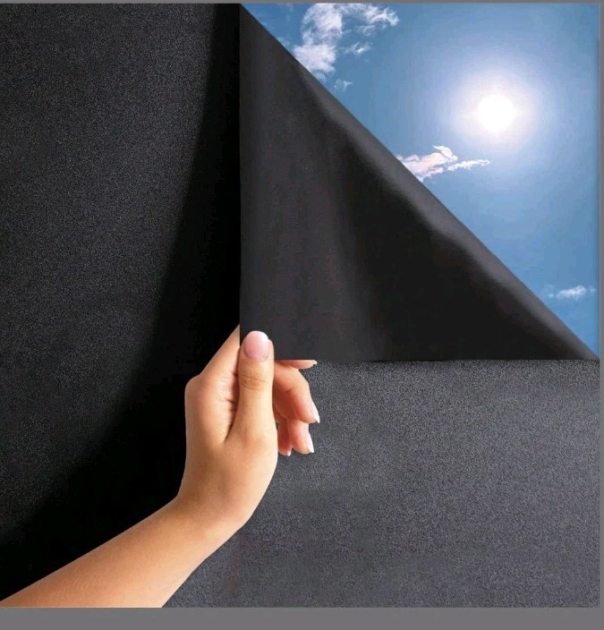 MARAPON® Window Privacy Film – Black Static-Adhesive Window Film [29.5×78.7”]…