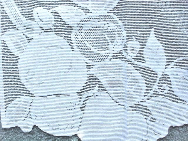 Lace Valances Fruit Designs White 1 Pair 60″ x 15″ 100% Polyester New USA I2