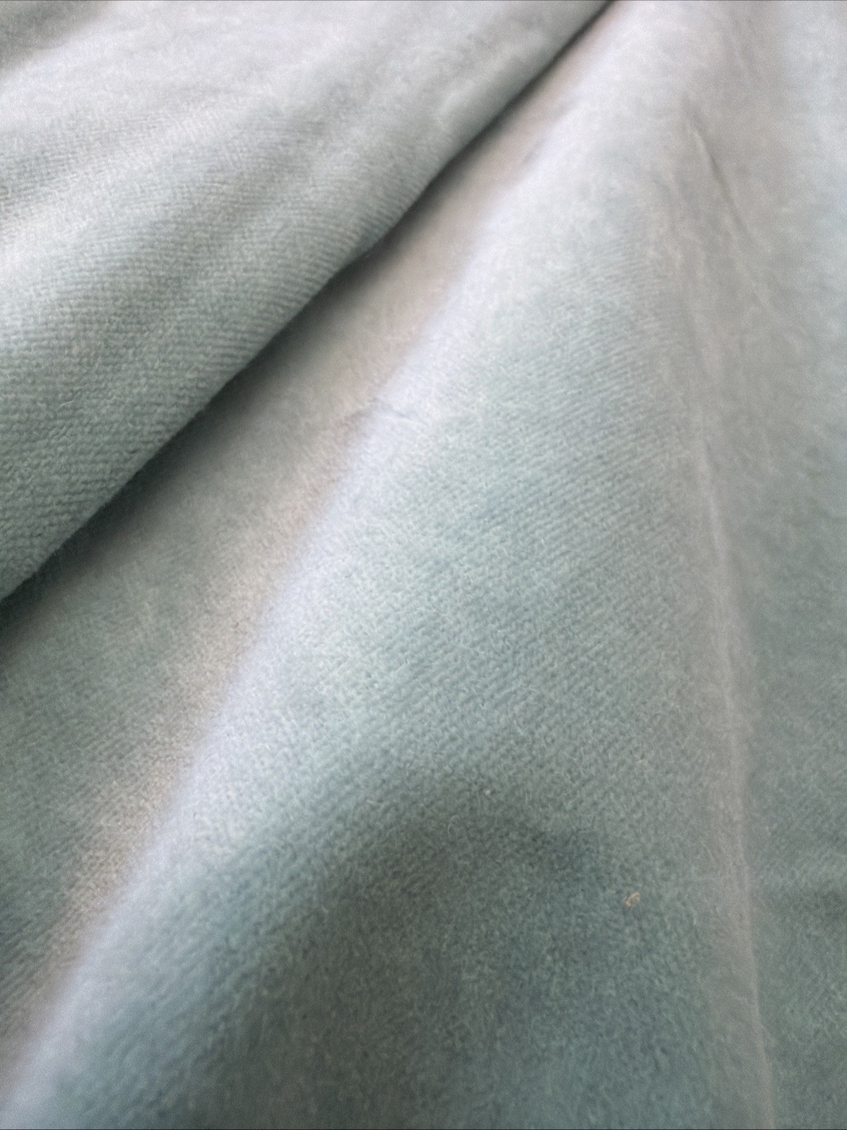 IKEA Sanela Velvet Curtains 2 Panels 100% Cotton Aqua 55×98 60418905
