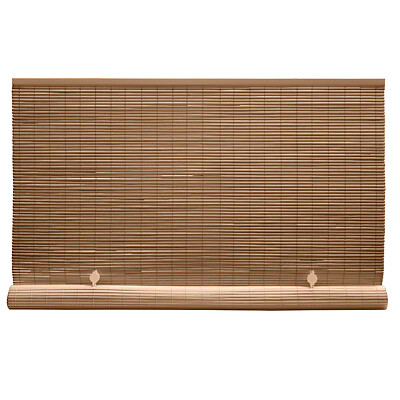 Radiance 3321236 Rollup Shade Vinyl 36″ W X 72″ H Bamboo Cordless Bamboo
