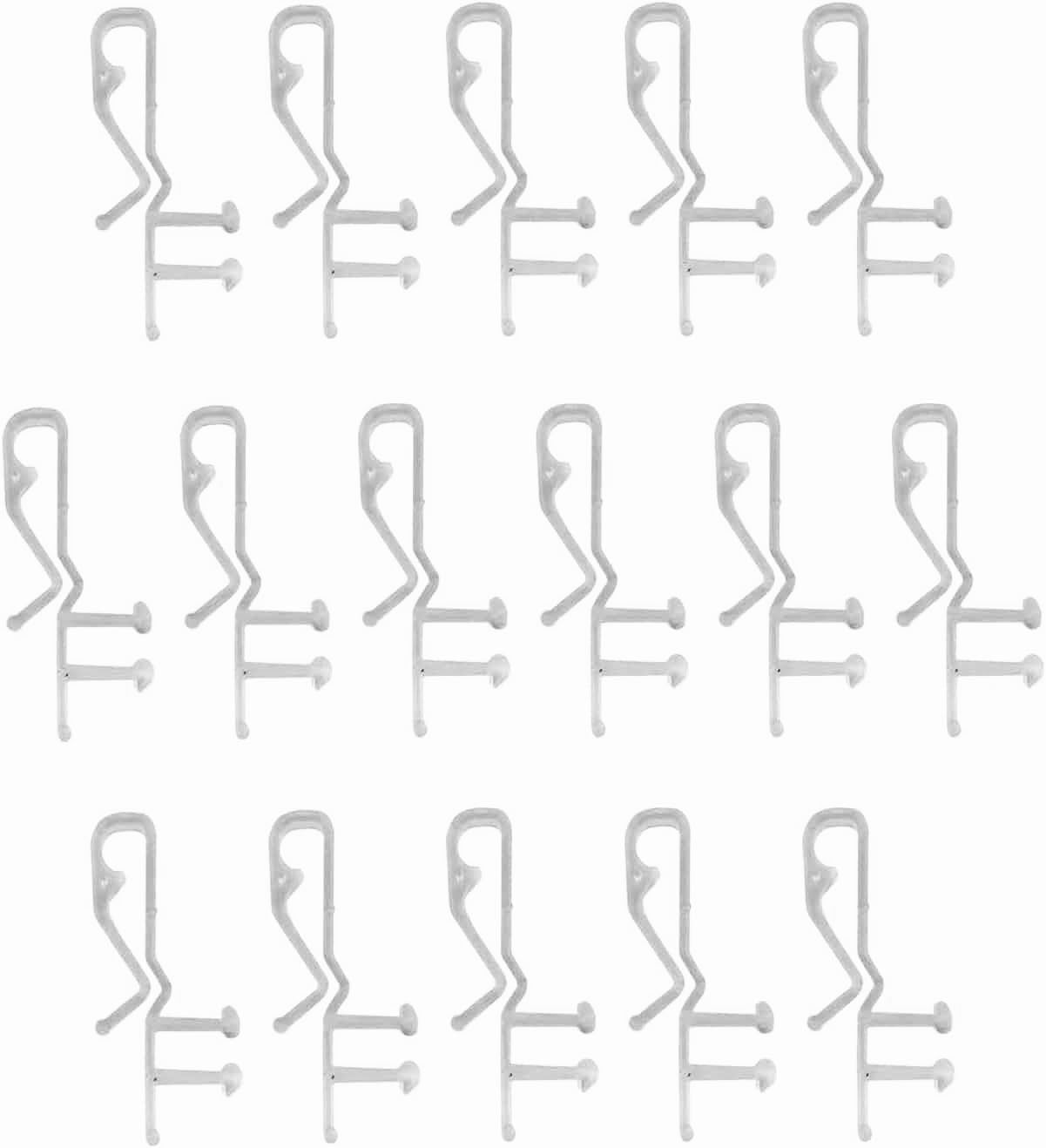 1-3/4th Clear Hidden Valance Clips – Durable Plastic Brackets for Blinds and …