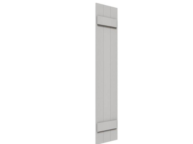 Ekena Millwork Timberthane 16.125″ W x 48″ H Joined Three Board Straight Top