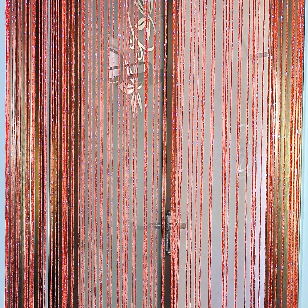 Door String Sequin Curtains Hanging Backdrop for Doorway Bedroom Closet