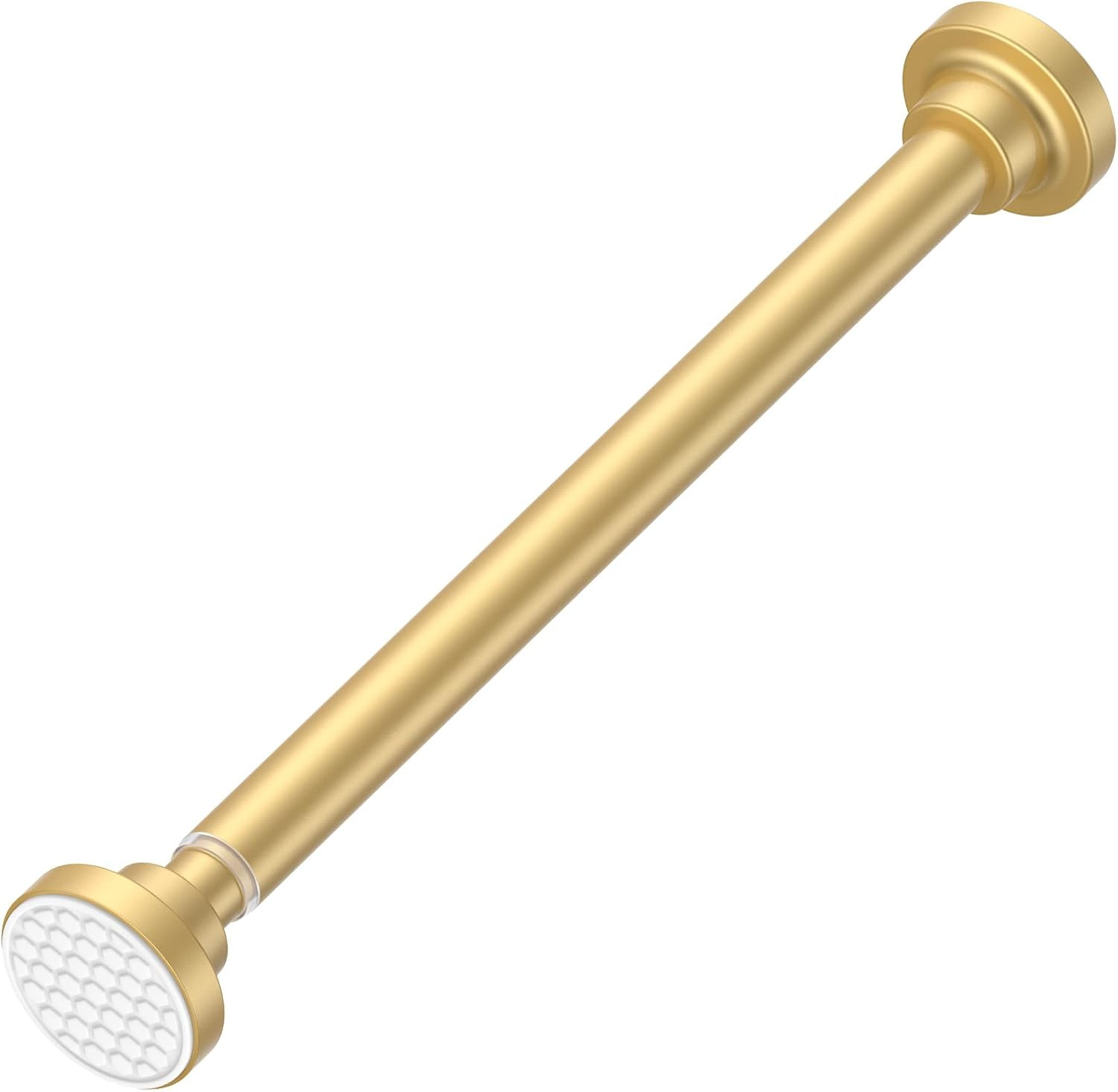 Small Tension Rod 18 to 27 Inch，1 – Inch Diameter Gold Tension Curtain Rod Small