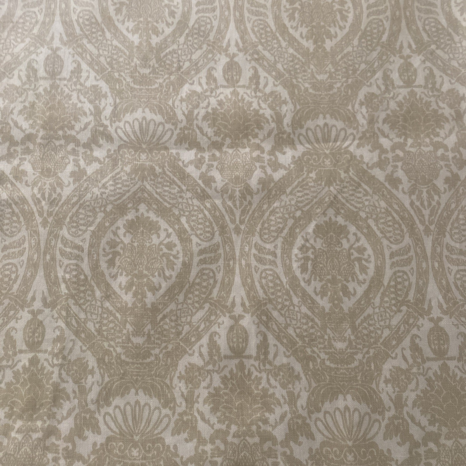 Single Panel Thick Blackout Curtain Green Toile Paisley 51 X 68 inches