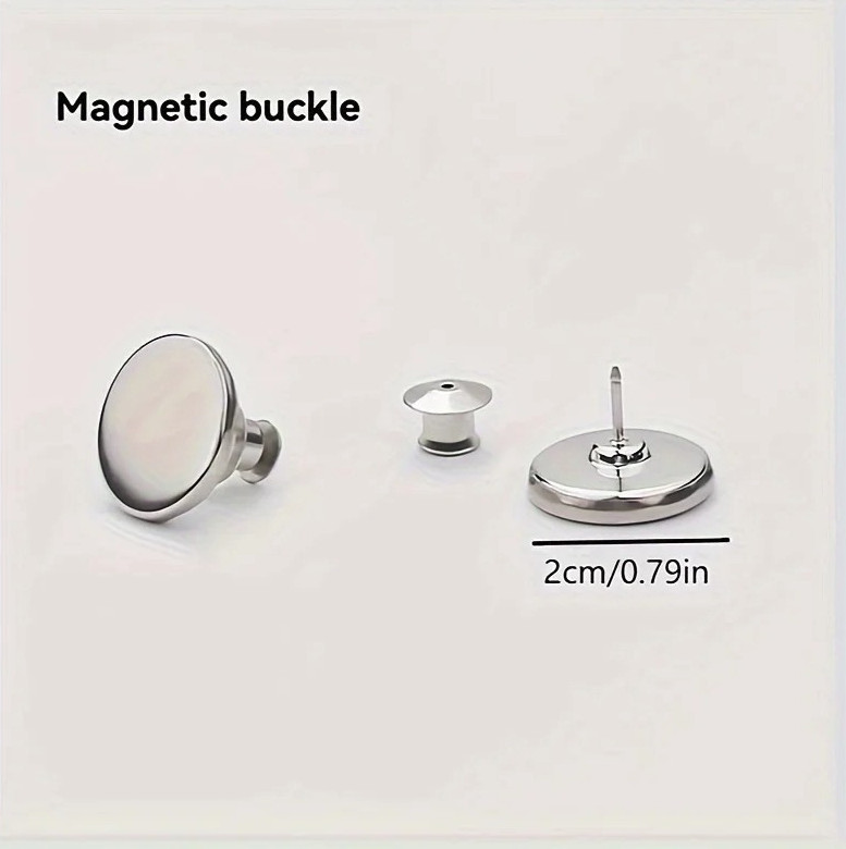 8 Pairs Magnetic Curtain Tiebacks Modern Metal Curtain Holder Buckles – NEW