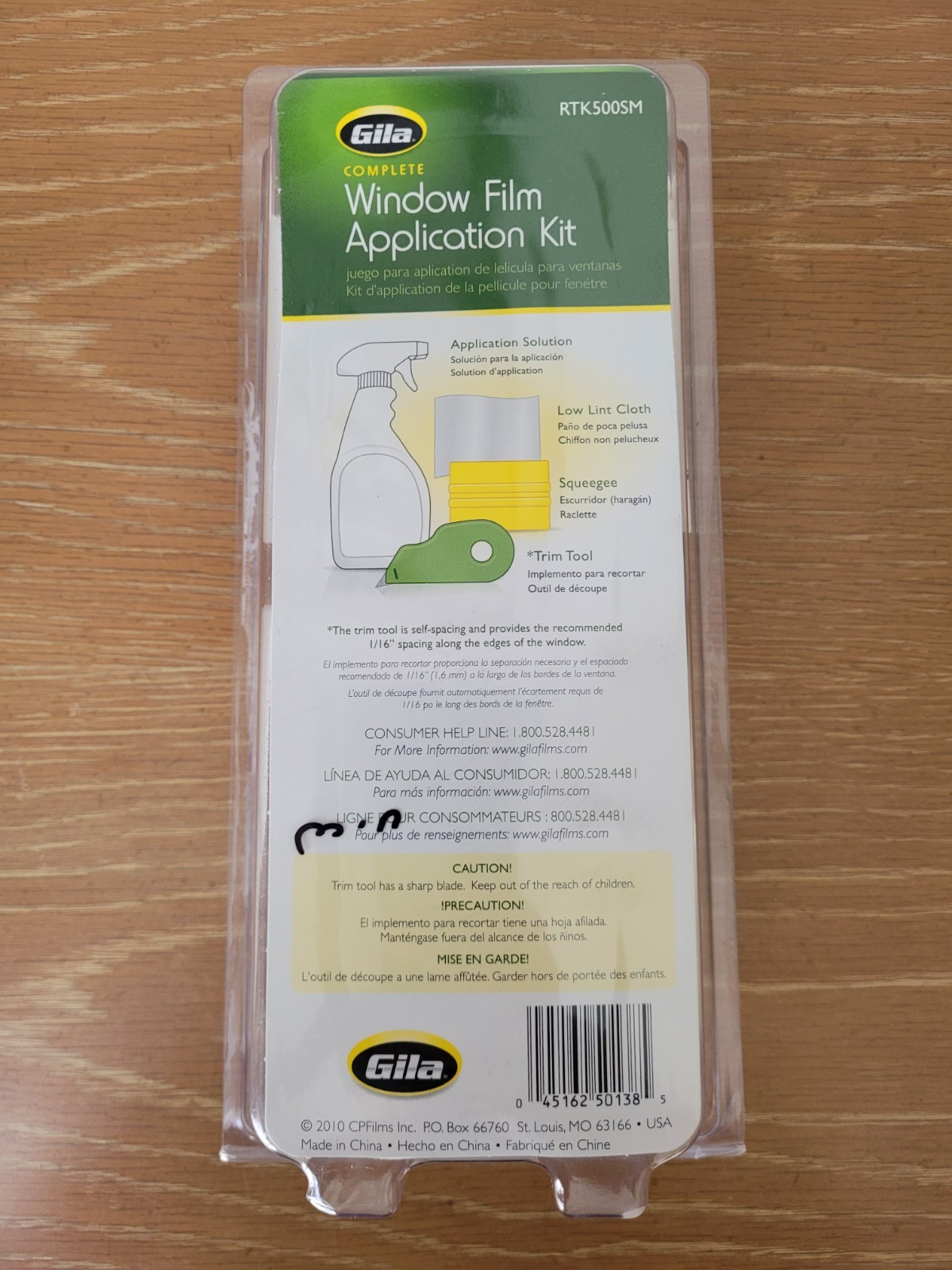 Gila Window Film Application Kit ***NEW SEALED