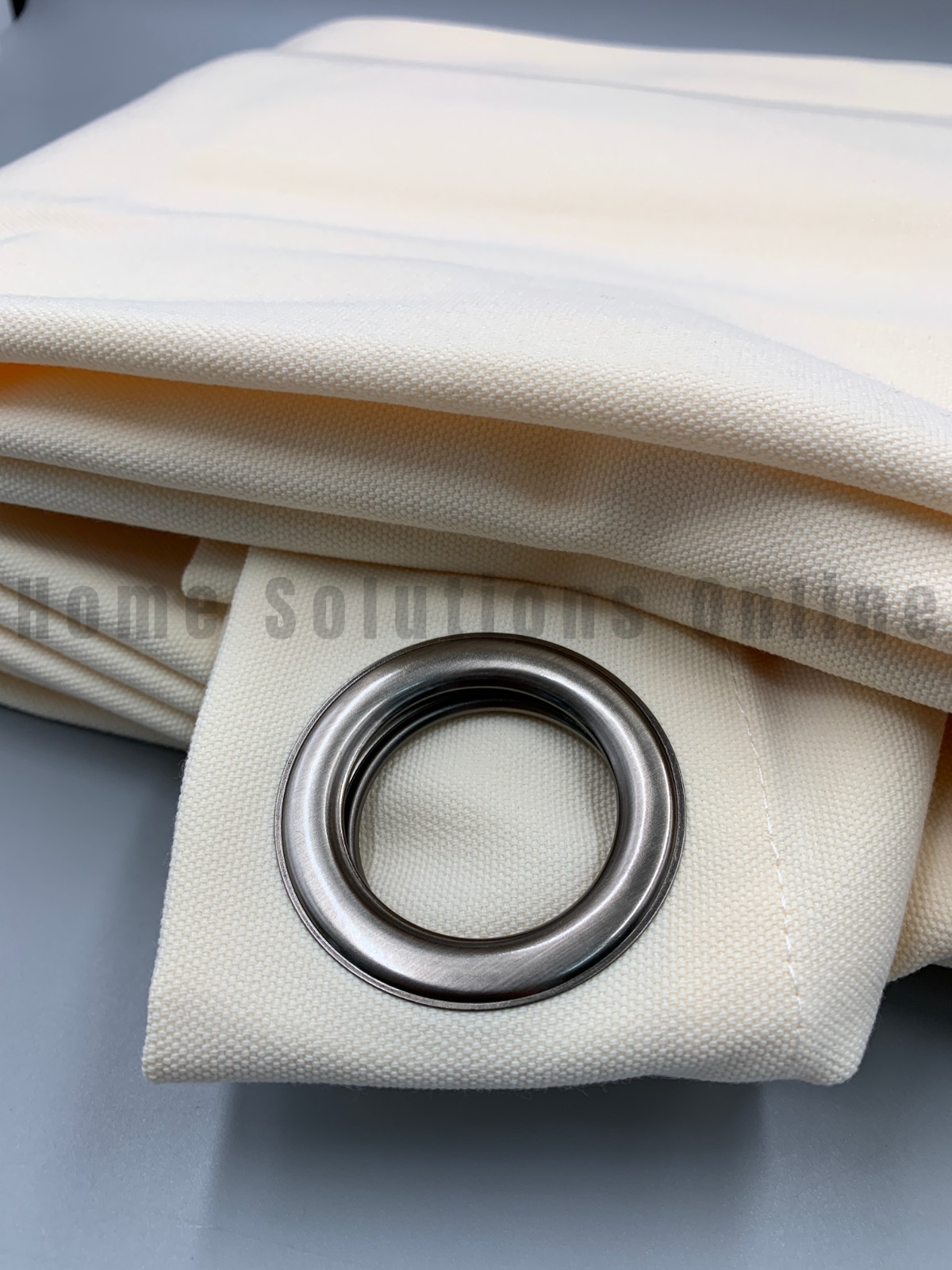 Pottery Barn Outdoor Pewter Grommet Curtain Natural 50″ x 108″ #Q227
