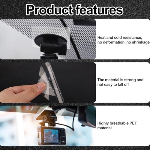 6pcs Car Windshield Sticker Shield – Clear Window Cling – Simplified