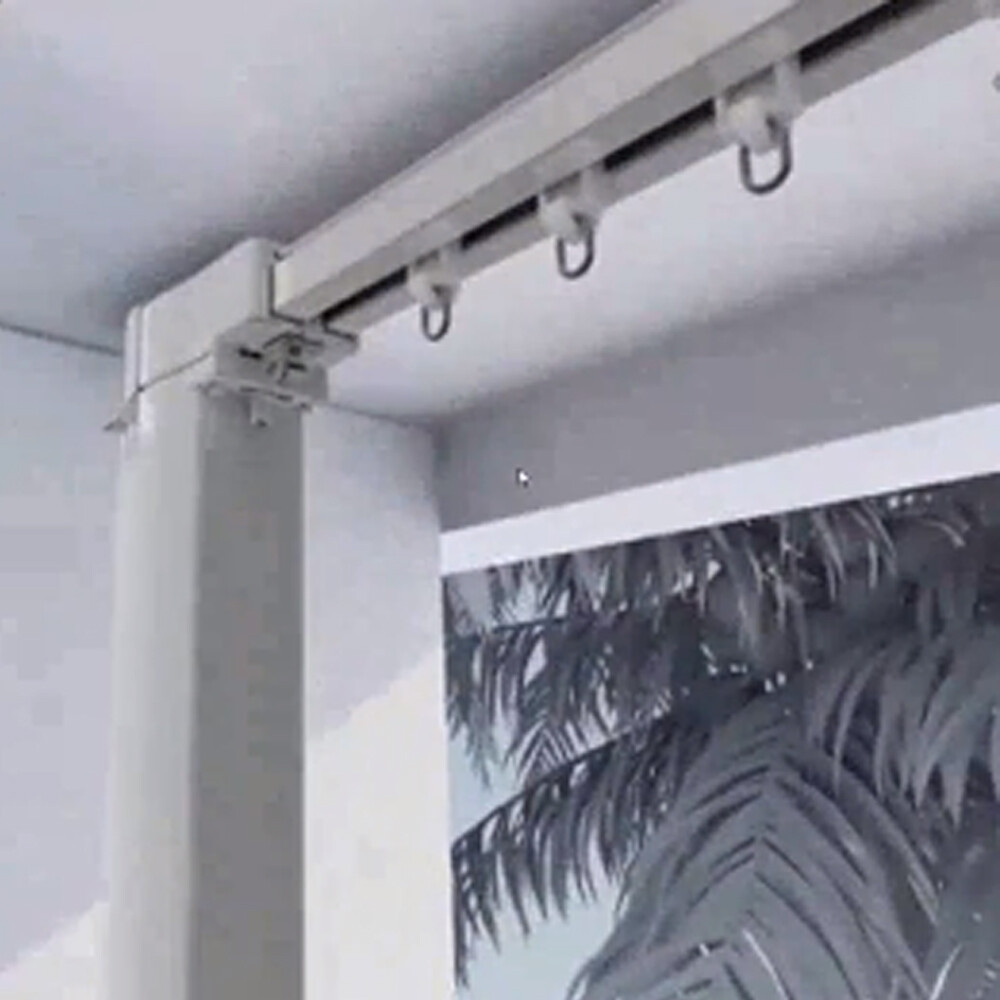 Smart Curtains System Electric Curtain Rod Track Rail Remote Controlled Drapery
