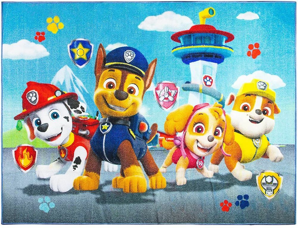 Paw Patrol “Many Paws” Kids 69″ x 52″ Non-Slip Area Rug-AB09CLP7BCK1