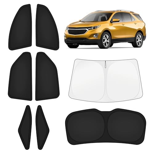 Car Window Shades for Windshield Sun Shade Side Window Chevy Equinox 2018-2024