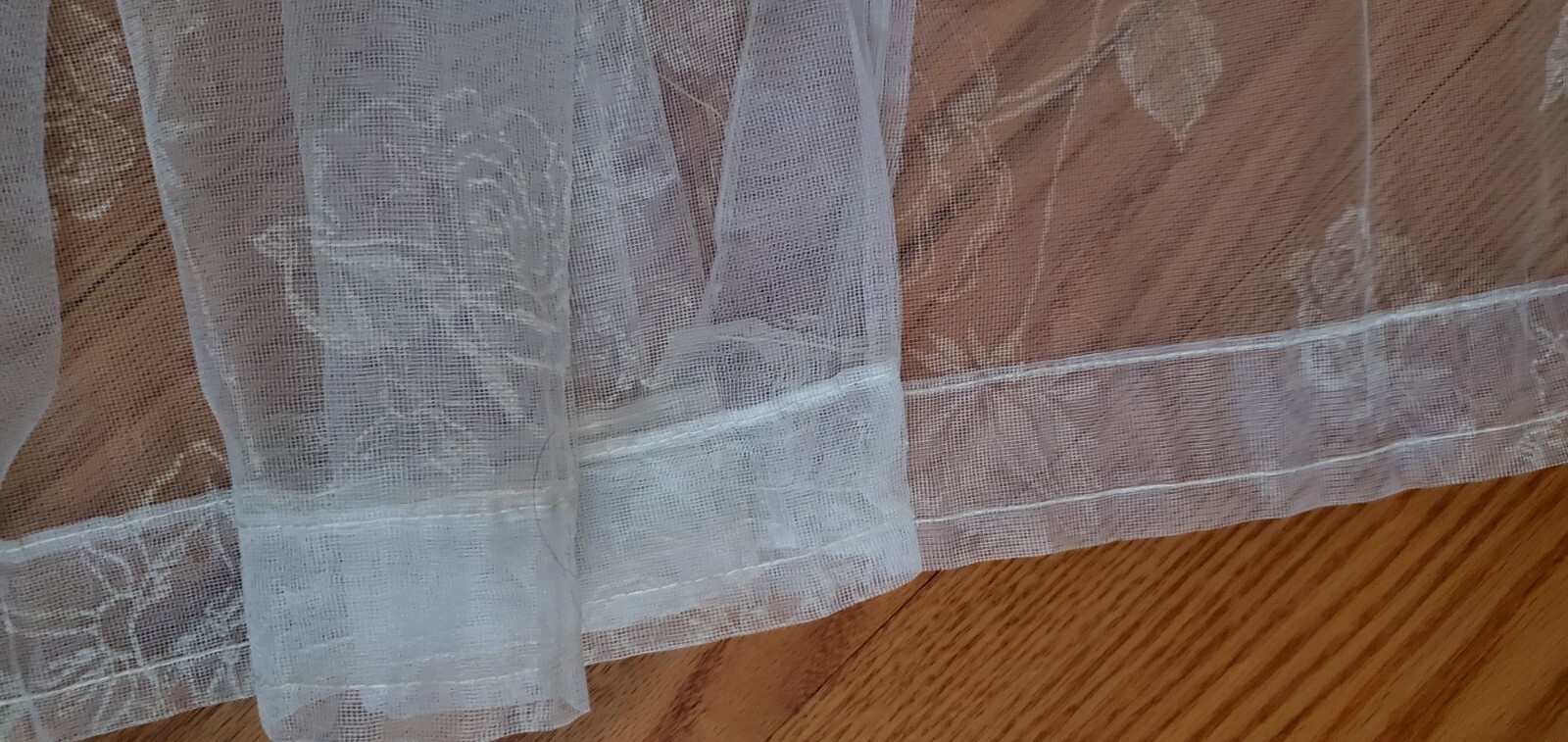 Sheers Floral, Rose, Plain 62″ x 54″ Vintage 1 JC Penney Vintage – 3 Sets