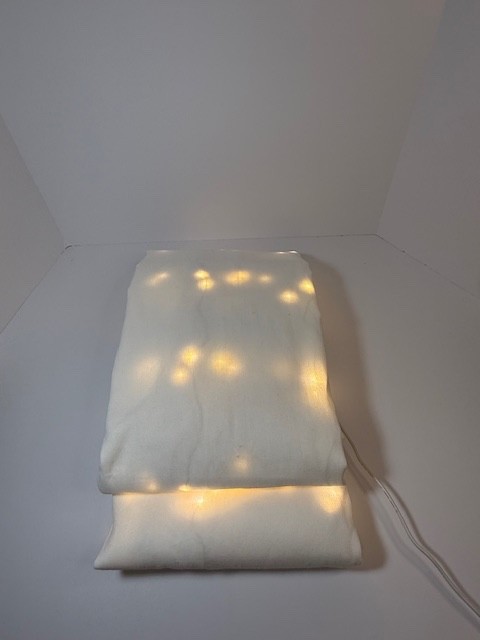 Pottery Barn Teen 52 x 96″ Fairy Light Sheer Mesh Curtain-OB