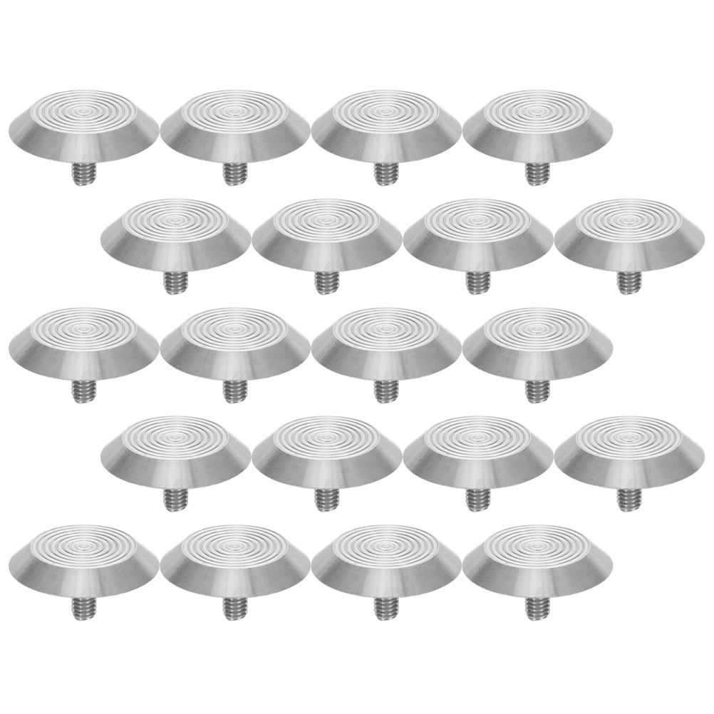 20pcs Non-Slip Tactile Dots Studs – Stainless Steel Paving Nails for Blind