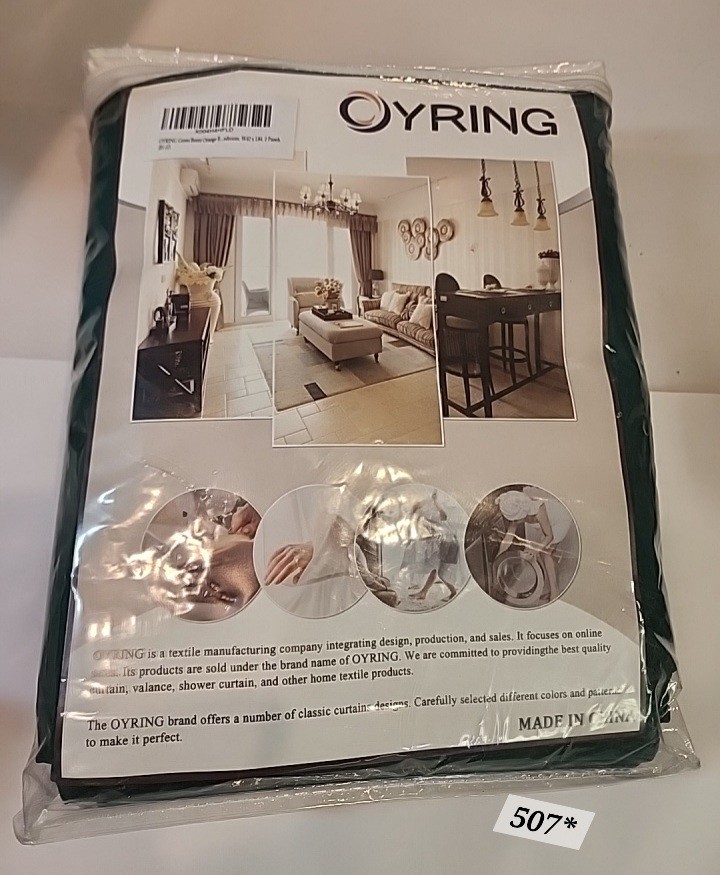 OYRING Green Burnt Orange W42xL84 2 Pannels
