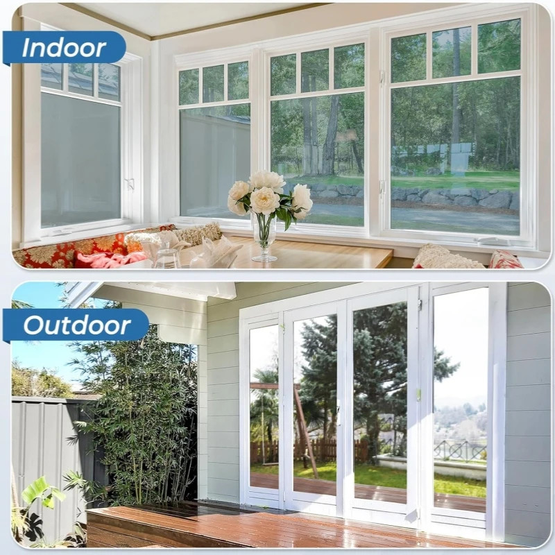Window Film Mirror Effect One Way Vision Privacy Protection Anti-Uv Rejection Bu