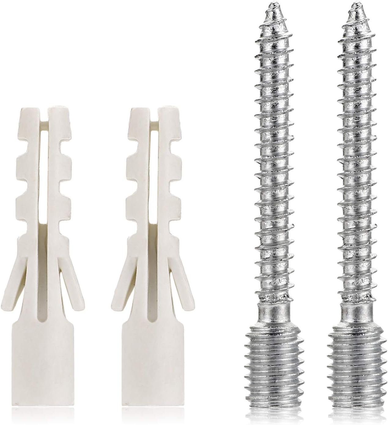 2 Pcs Decorative Curtain Holdbacks – Wall Mounted Drapery Tieback Hooks with Scr