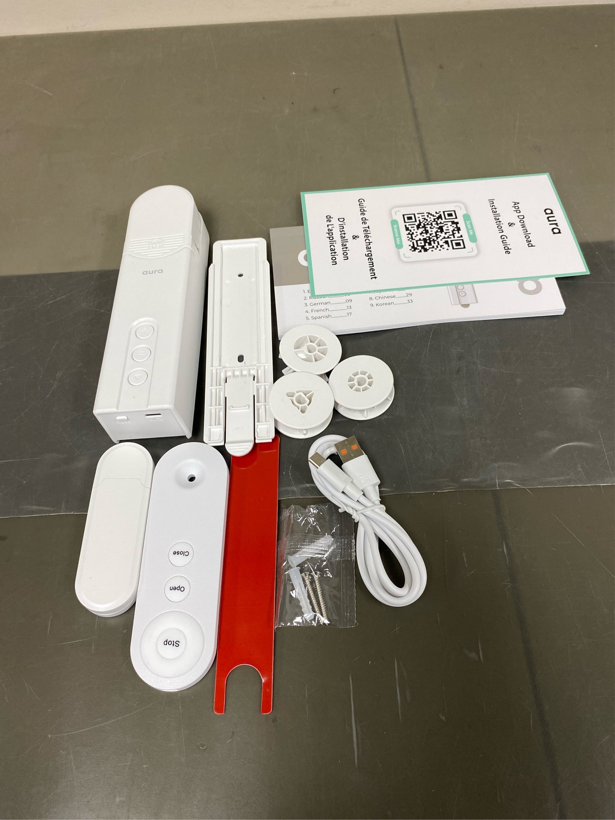 Aura Roller Smart Shade Driver, Remote Control & WiFi Dongle | Automate Existi 2