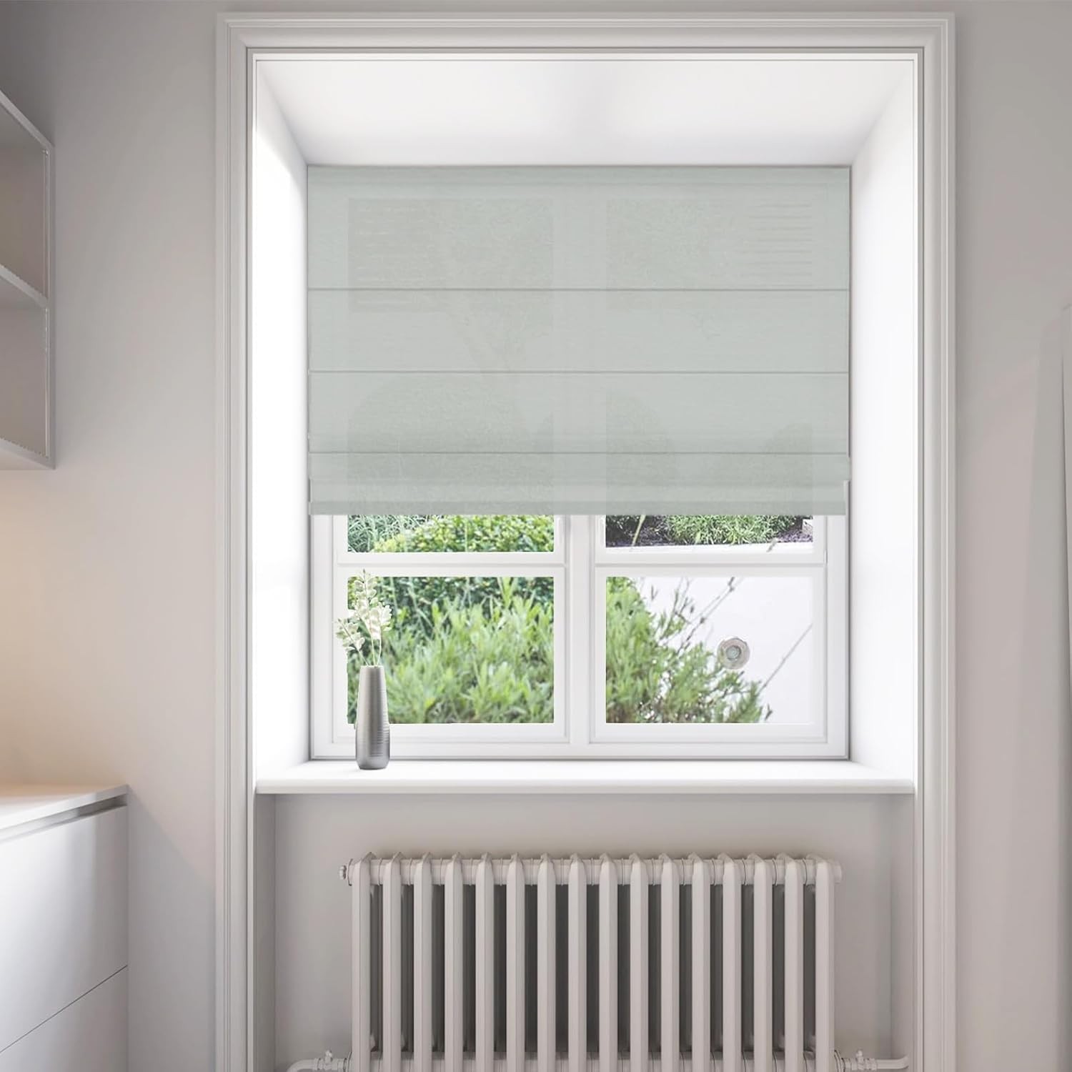 Changshade Light Filtering Roman Shades Room Darkening Window Blinds-Cordless